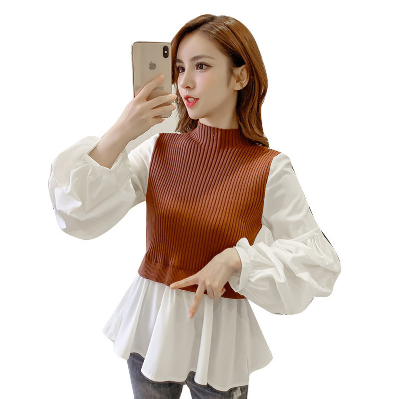 Women's Imitation Layered Style shirts