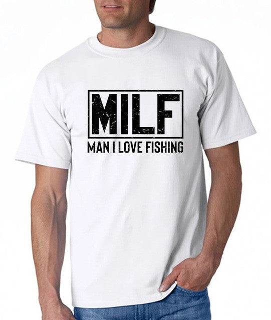 Milf Man I Love Fishing New Mens Shirt Sea Loves Fishes Rod