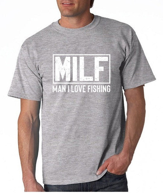 Milf Man I Love Fishing New Mens Shirt Sea Loves Fishes Rod