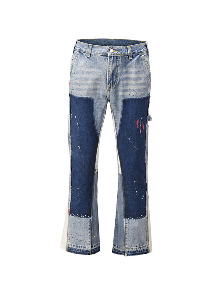 Flared Pants Sub-Trend Personality Niche Stacking Jeans