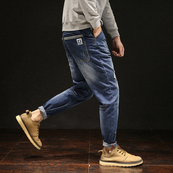 Stretch Plus Size Men's Urban Style Jeans