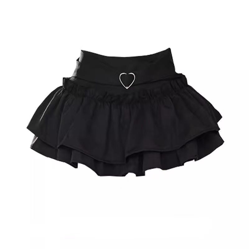 A-line Summer Puffy Skirt Slimming Cake Skirt Short Skirt