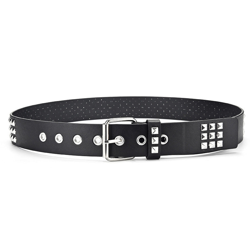 Belt Punk Hardware Jeans Strap