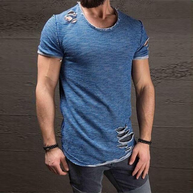 Men's Fitness T-Shirts - Casual Ripped Tops - Shop Swazeyfit