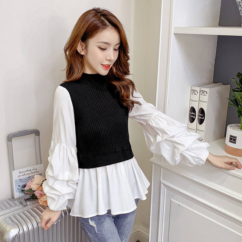 Women's Imitation Layered Style shirts