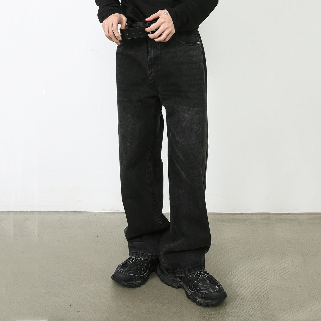 Loose Straight Jeans - Men's Wide Leg Pants - Shop Swazeyfit