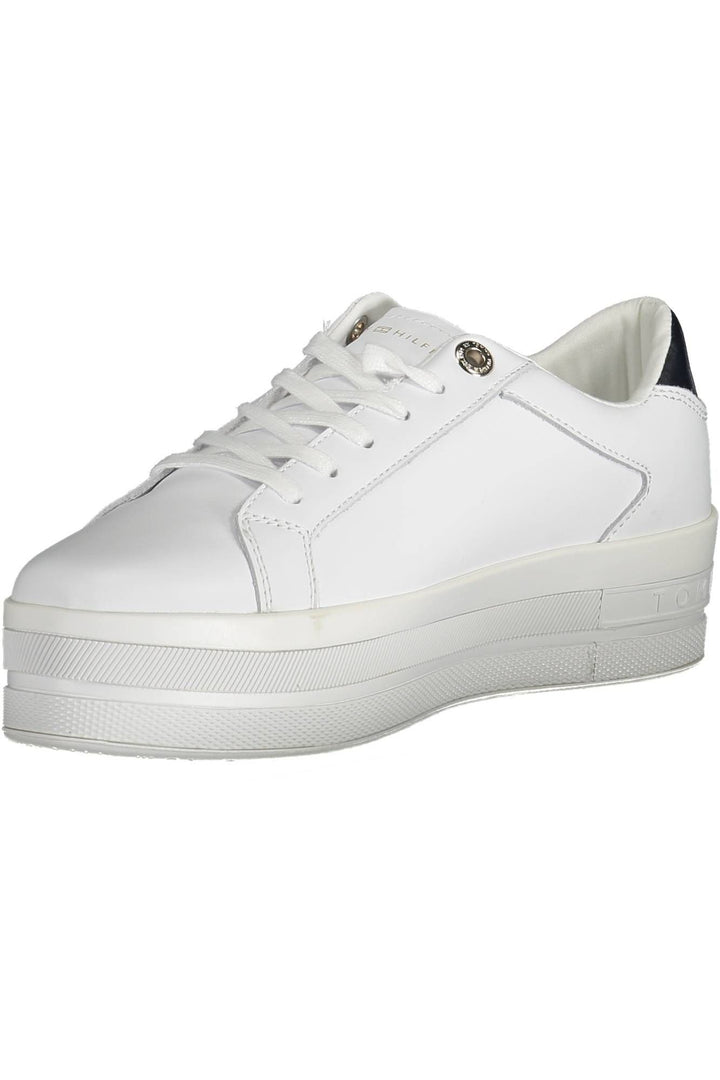 Tommy Hilfiger White Polyethylene Women Sneaker