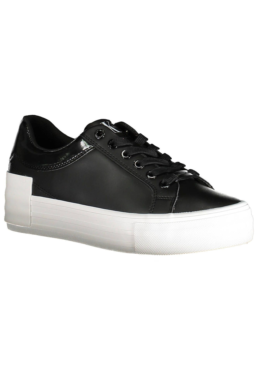 Calvin Klein Black Leather Women Sneaker