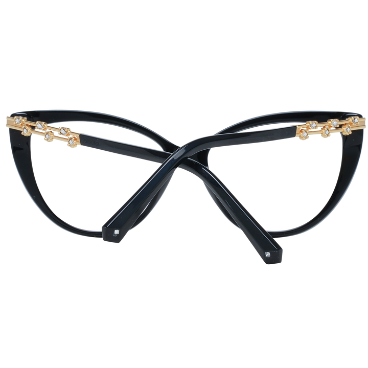 Swarovski Elegant Black Cat Eye Designer Eyeglasses