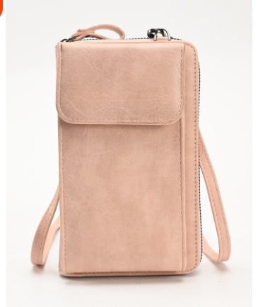 Women's Solid Color One Shoulder Messenger Bag