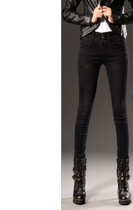 Row high-rise jeans