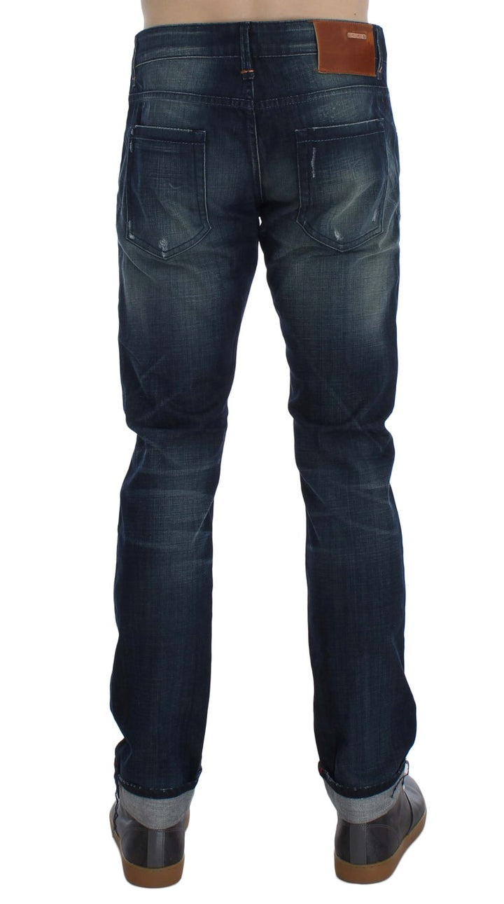 Acht Sleek Slim Fit Italian Denim Jeans