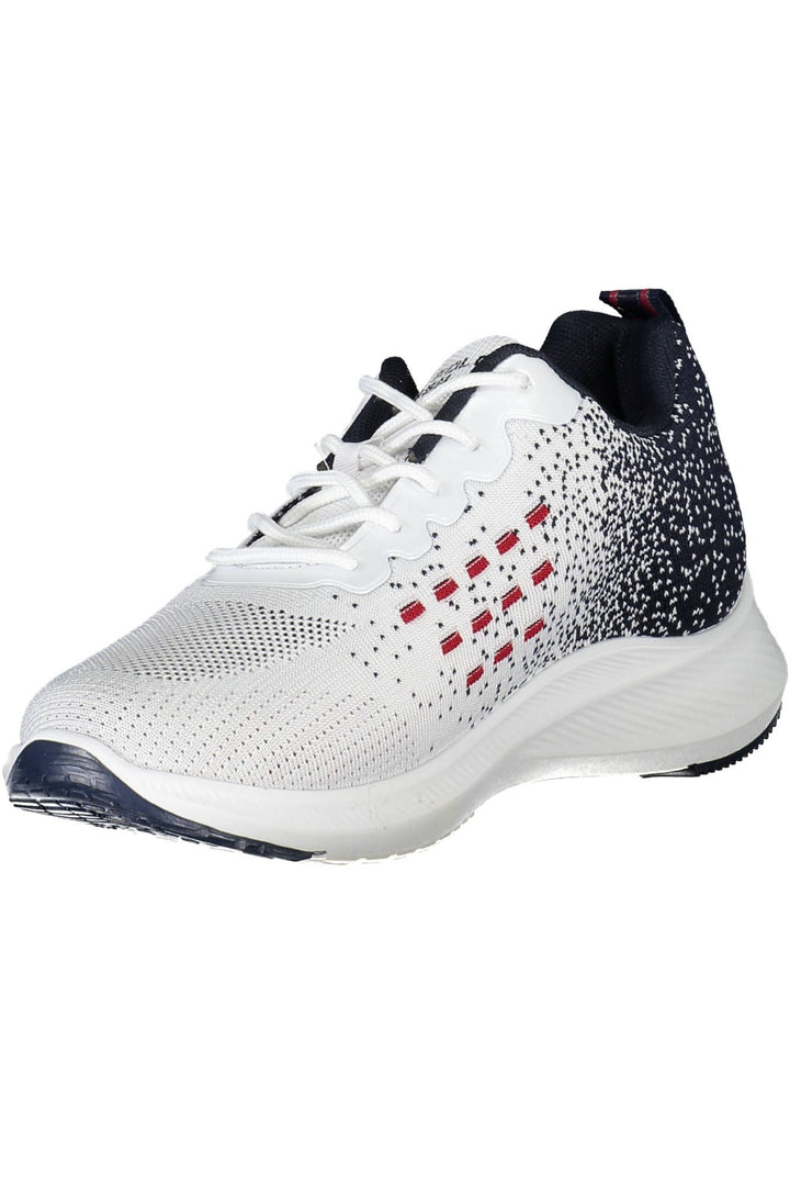 U.S. POLO ASSN. White Polyester Men Sneaker