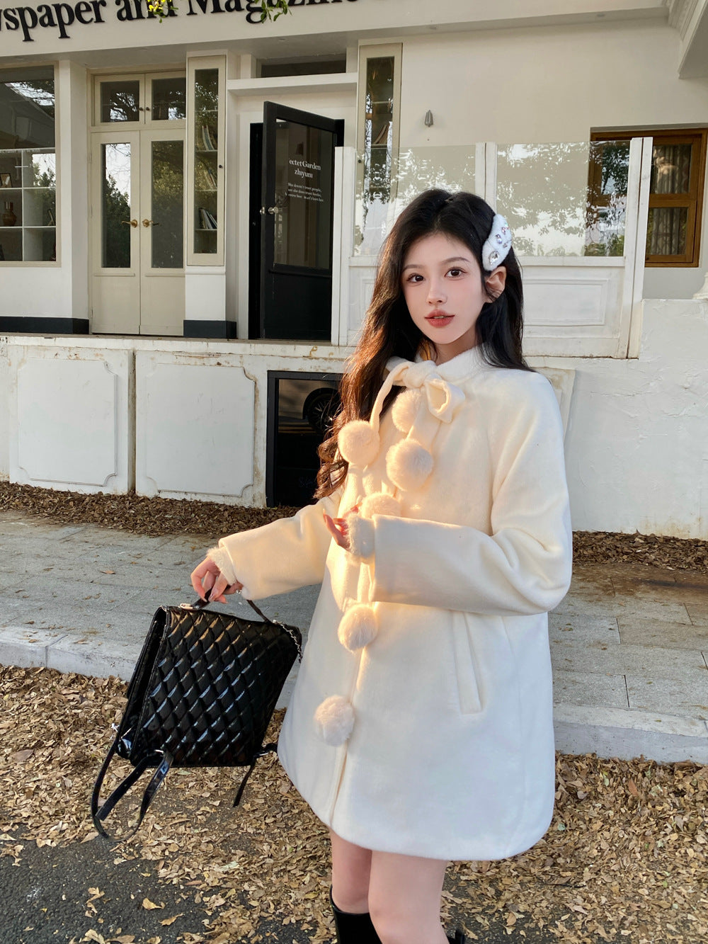 Plush White Coat - Stylish Fur Coat - Shop Swazeyfit