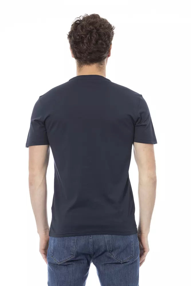 Baldinini Trend Blue Cotton Men T-Shirt