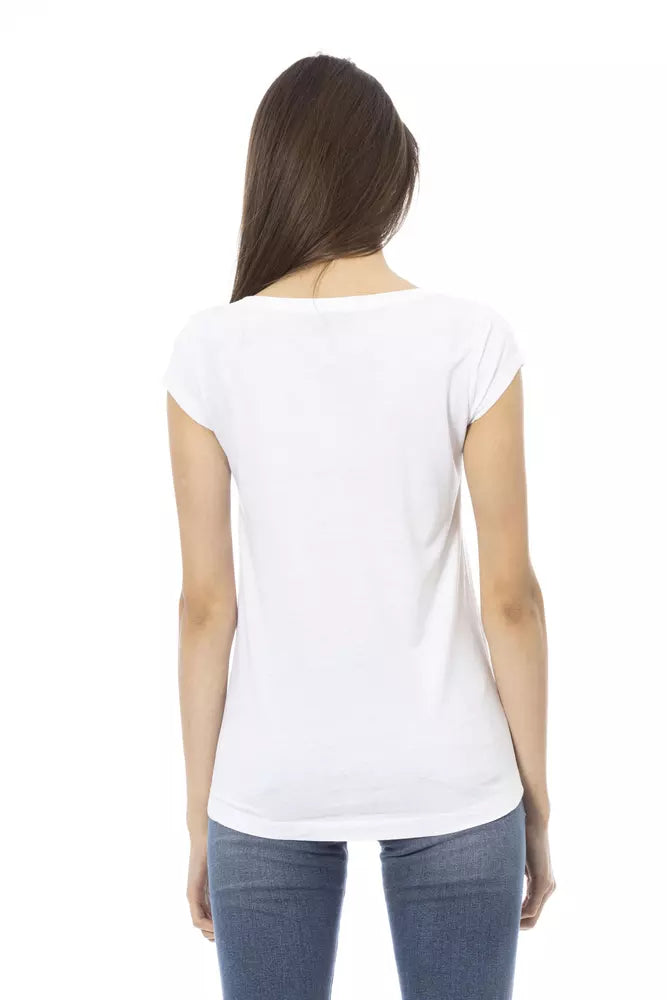 Trussardi Action White Cotton Women's Top