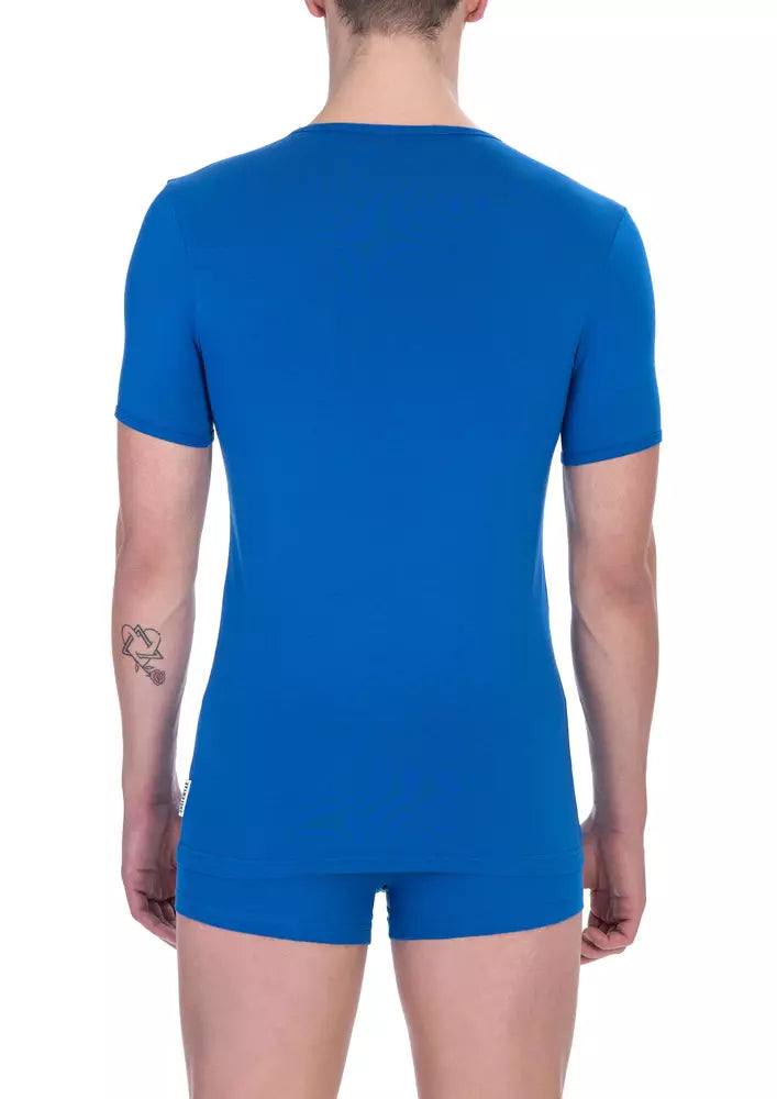 Bikkembergs Blue Cotton Men's T-Shirt