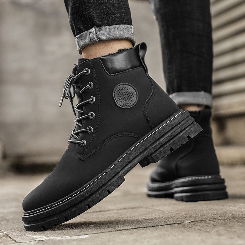 Men's High-Top Warm Boots - Thickened Style - Shop Swazeyfit