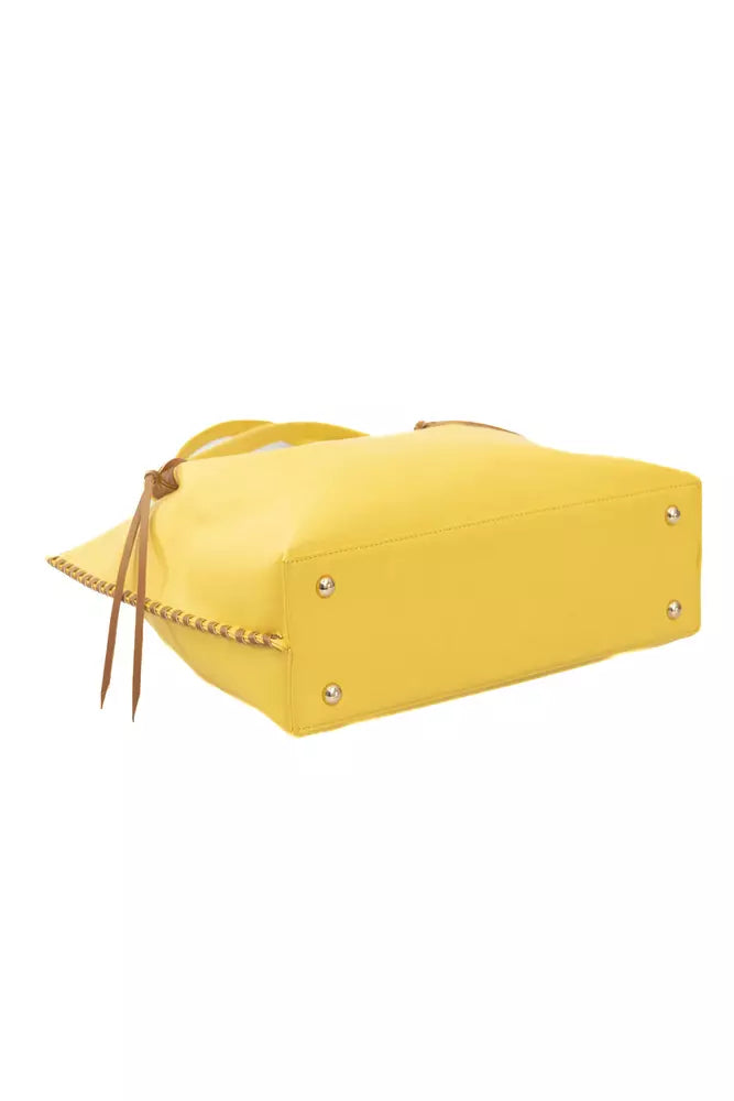 Baldinini Trend Yellow Polyurethane Women Handbag