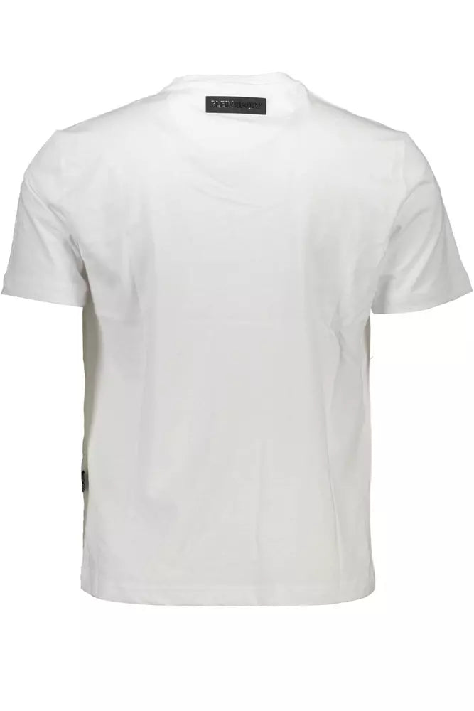 Plein Sport White Cotton Men T-Shirt