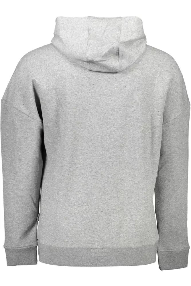 Plein Sport Gray Cotton Men Sweater