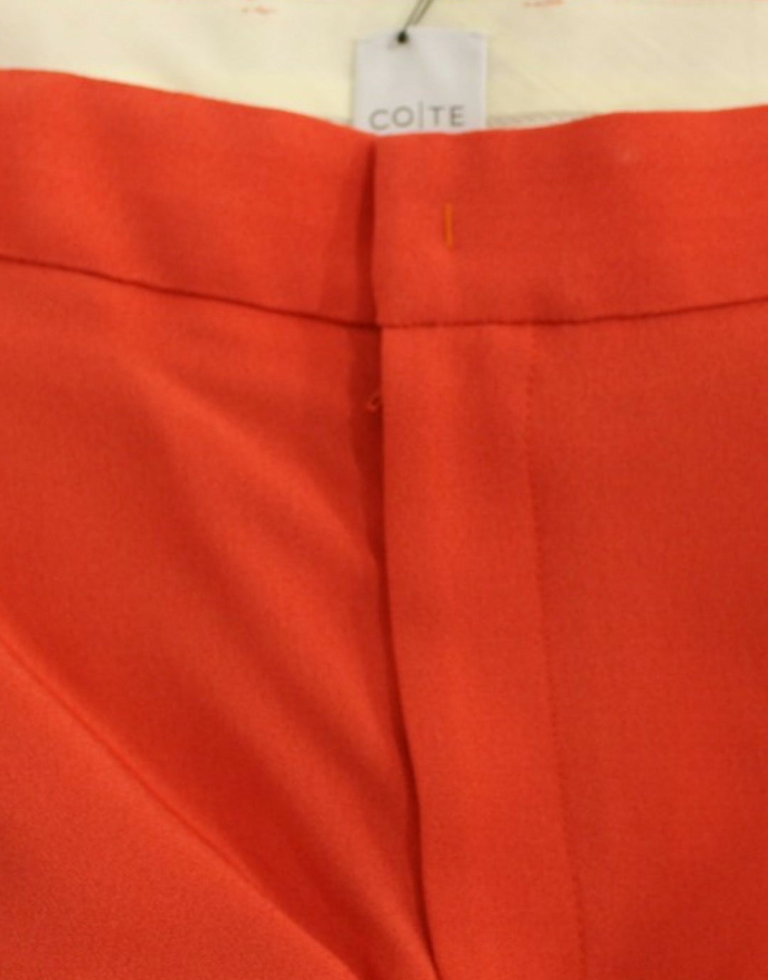 CO|TE Chic Orange Boyfriend Pants - Italian Crafted