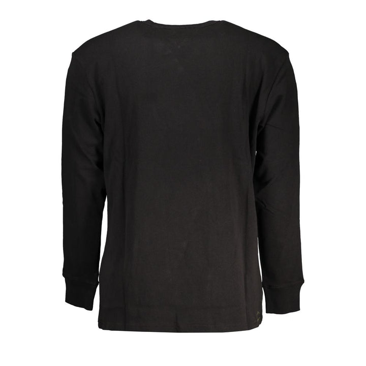 Tommy Hilfiger Black Cotton Men TShirt