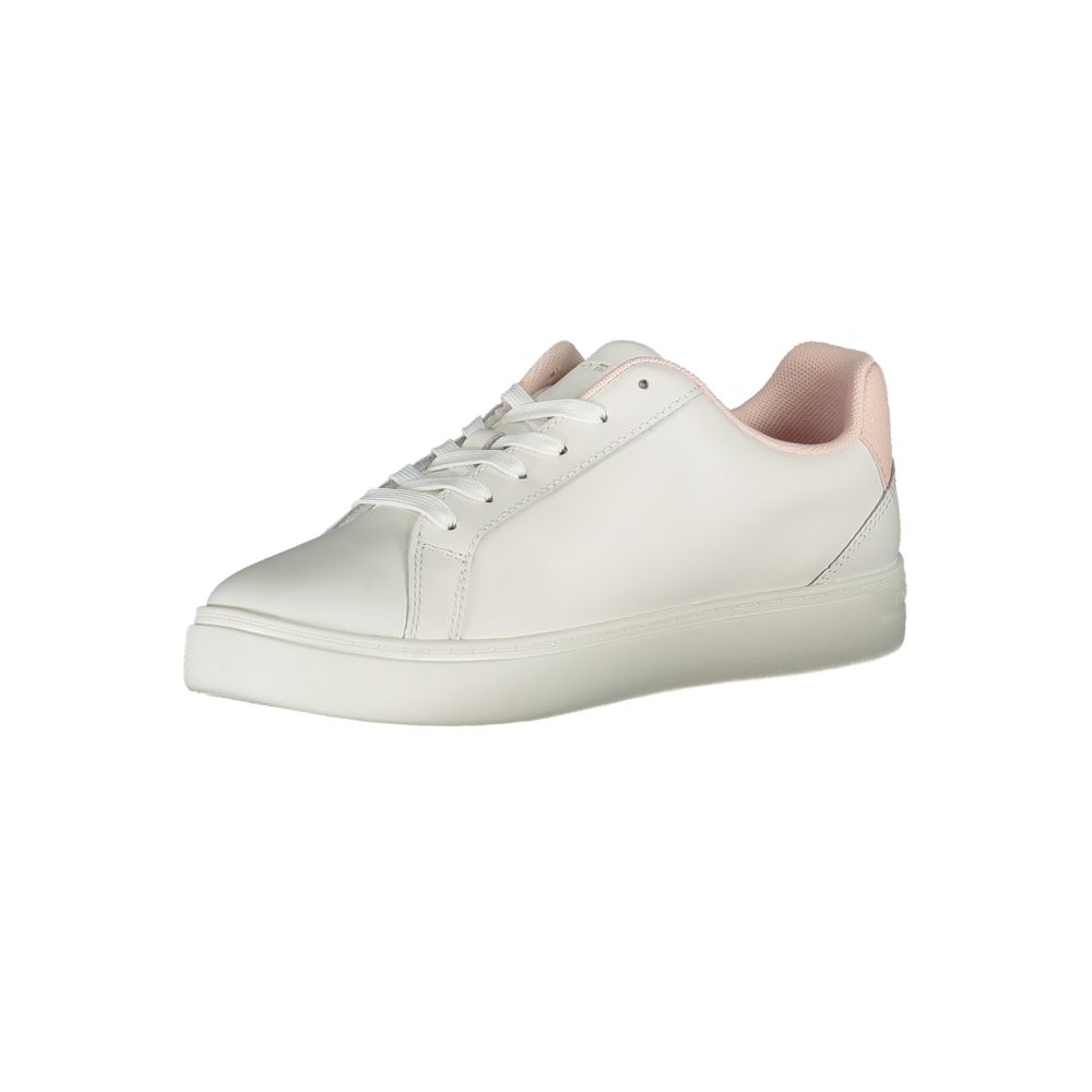 Tommy Hilfiger White Polyester Sneaker