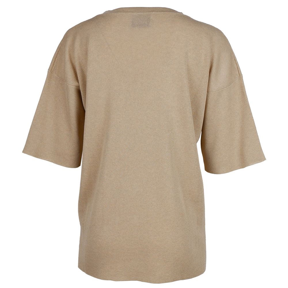 Alpha Studio Beige Viscose Sweater