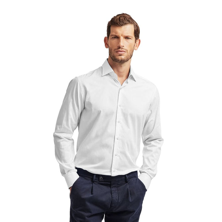 Ballantyne White Cotton Men's Shirt