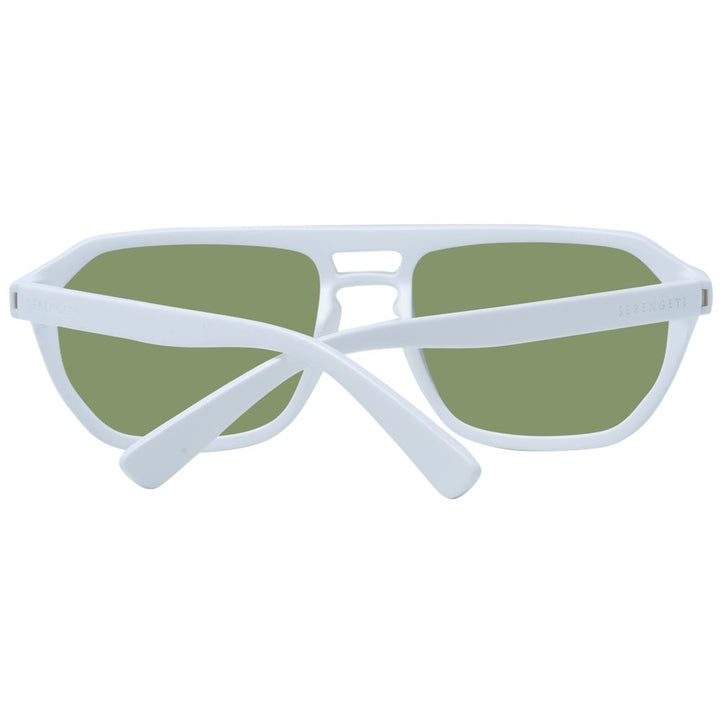 Serengeti White Men Sunglasses