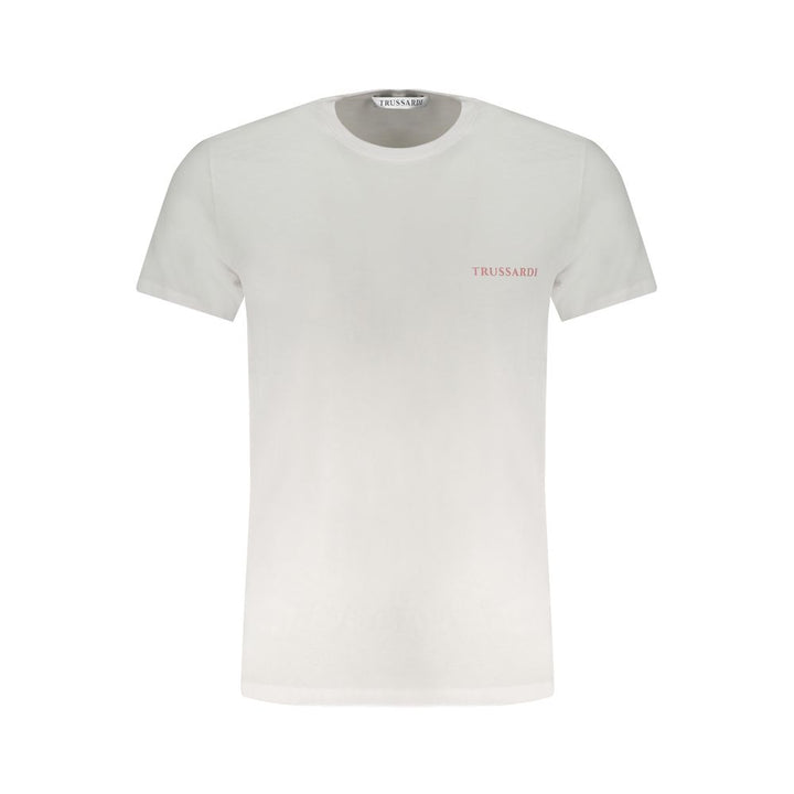 Trussardi White Cotton T-Shirt