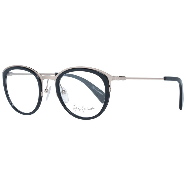 Yohji Yamamoto Black Unisex Optical Frames