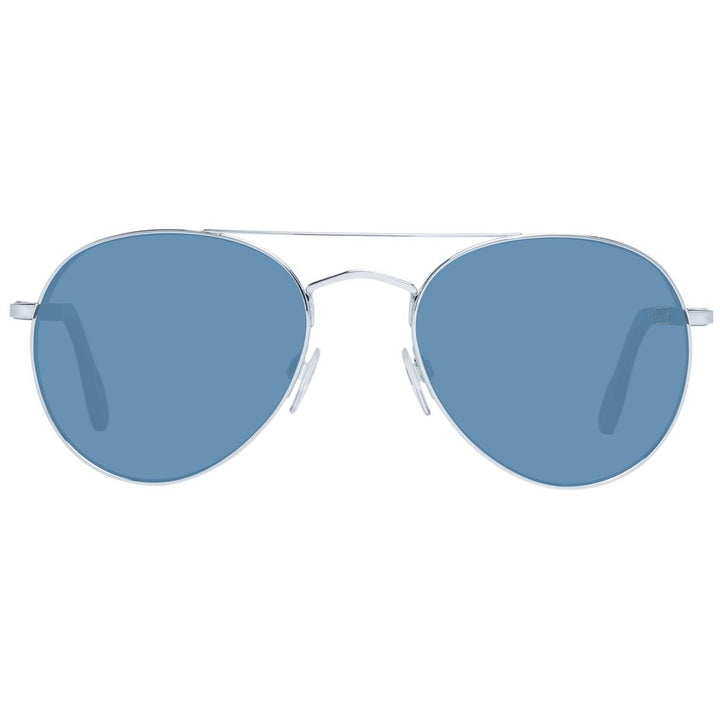 Zegna Couture Silver Men Sunglasses