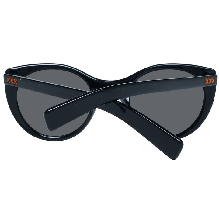 Zegna Couture Black Unisex Sunglasses