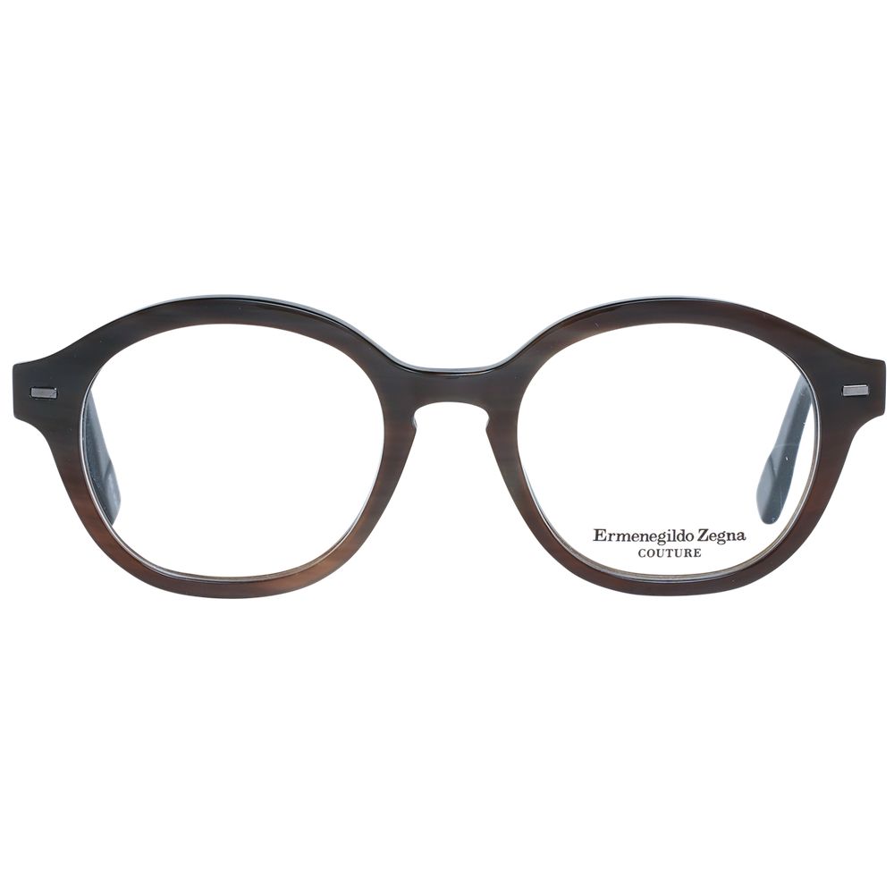 Zegna Couture Brown Men Optical Frames