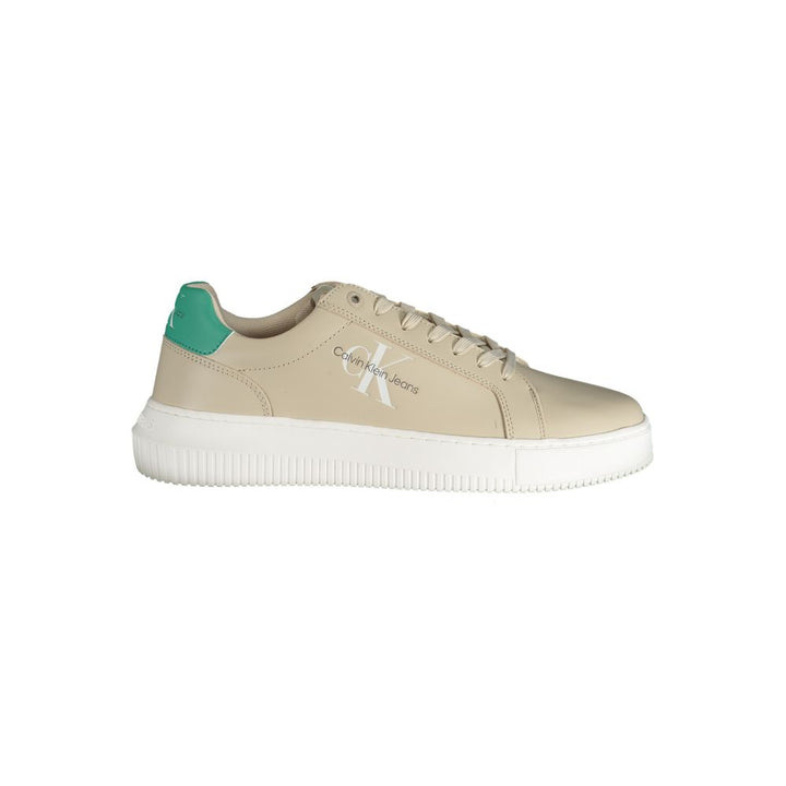 Calvin Klein Beige Polyester Sneaker