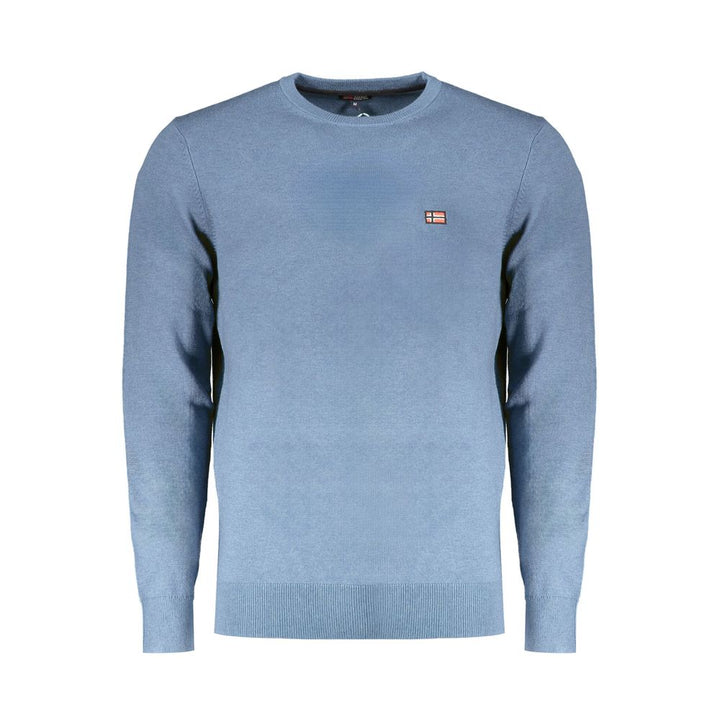 Norway 1963 Light Blue Wool Men Sweater