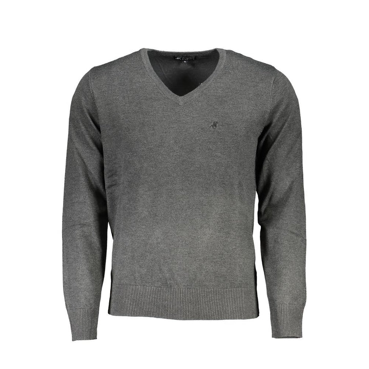 U.S. Grand Polo Gray Nylon Sweater