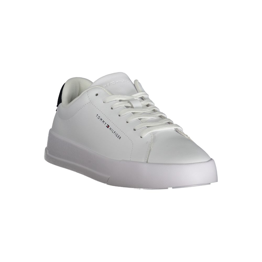 Tommy Hilfiger White Polyester Sneaker