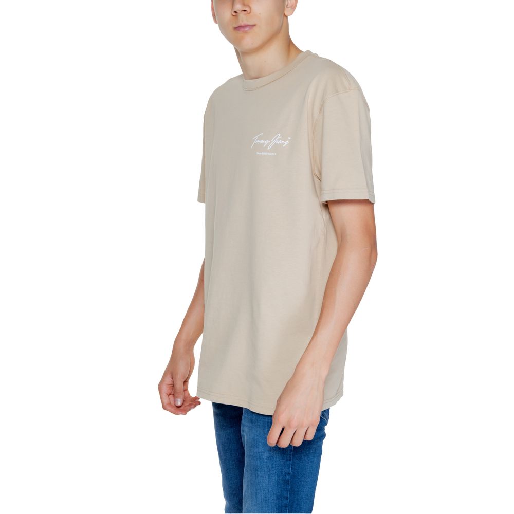 Tommy Hilfiger Jeans Gold Cotton T-Shirt