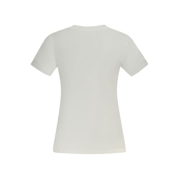 Calvin Klein White Cotton Tops & T-Shirt