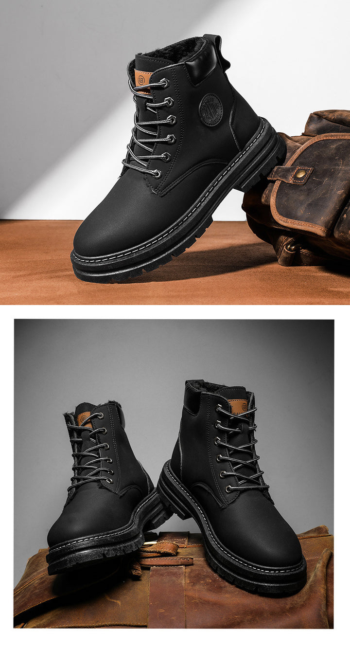 Men's High-Top Warm Boots - Thickened Style - Shop Swazeyfit