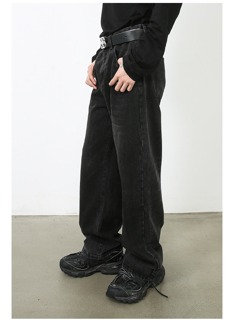 Loose Straight Jeans - Men's Wide Leg Pants - Shop Swazeyfit