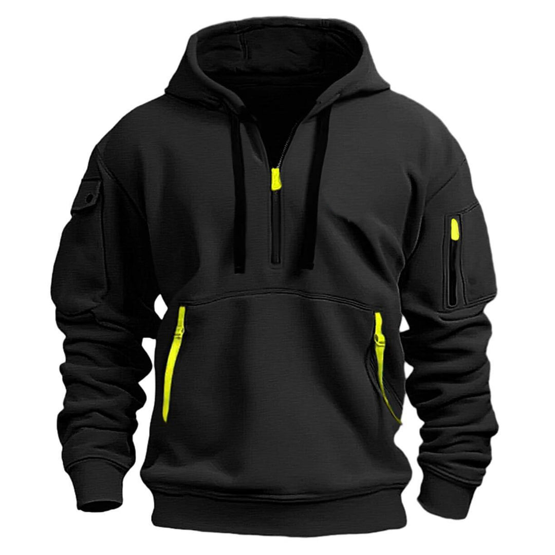 Dropped Shoulder Pullover - Hooded Sweatshirt - Shop Swazeyfit