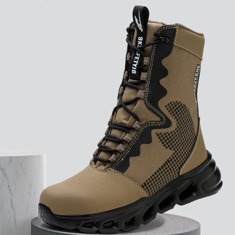 Pierce Resistant Combat Boots - High Top Tactical Footwear - Shop Swazeyfit