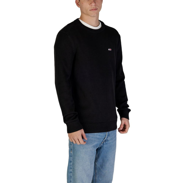 Tommy Hilfiger Jeans Black Organic Cotton Sweater