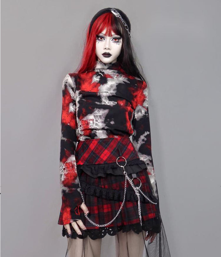 Gothic Women's Shirt - Dark Punk Fashion - Shop Swazeyfit