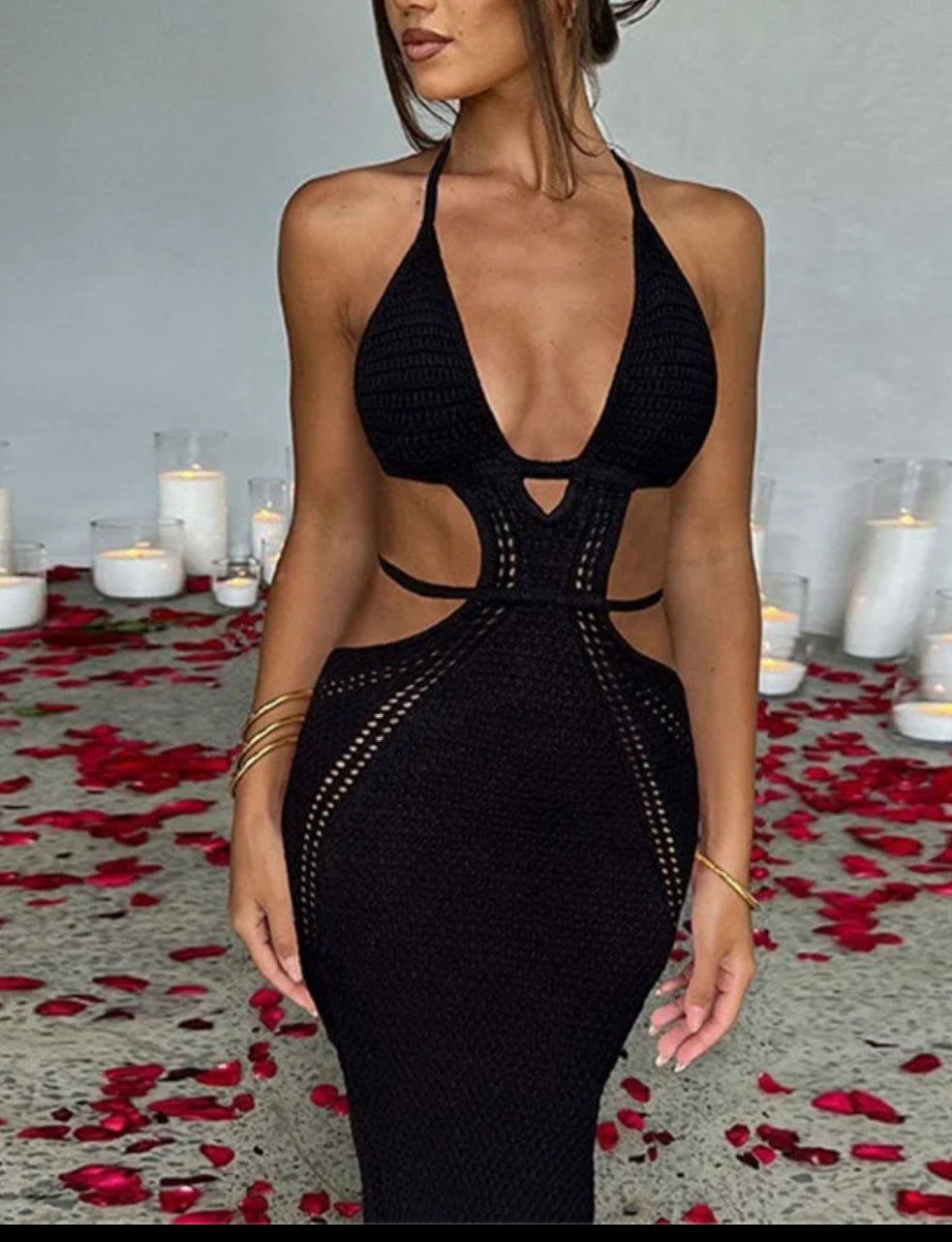 Swazeyfit Sexy Knitted Summer Body Dress