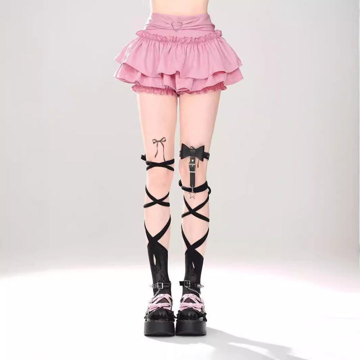 A-line Summer Puffy Skirt Slimming Cake Skirt Short Skirt